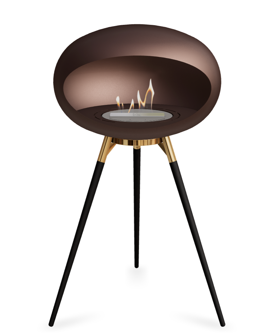 Le Feu Dome Ground High 625 – Freestanding Bioethanol Fireplace (Large 625)