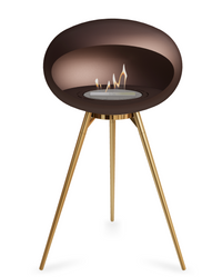 Le Feu Dome Ground High 625 – Freestanding Bioethanol Fireplace (Large 625)