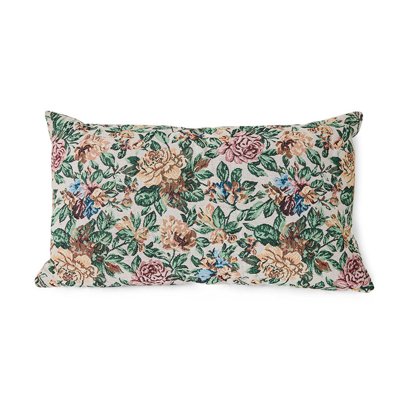 Woven cushion, Classic Flowers by HKLIVING, packshot