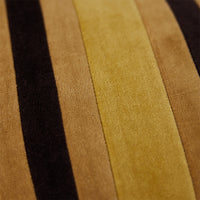 Striped Velvet Cushion, Honey, HKliving