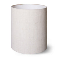 lightly roughed textured natrual linen hkliving lamp shade