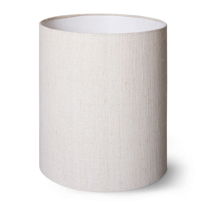 lightly roughed textured natrual linen hkliving lamp shade