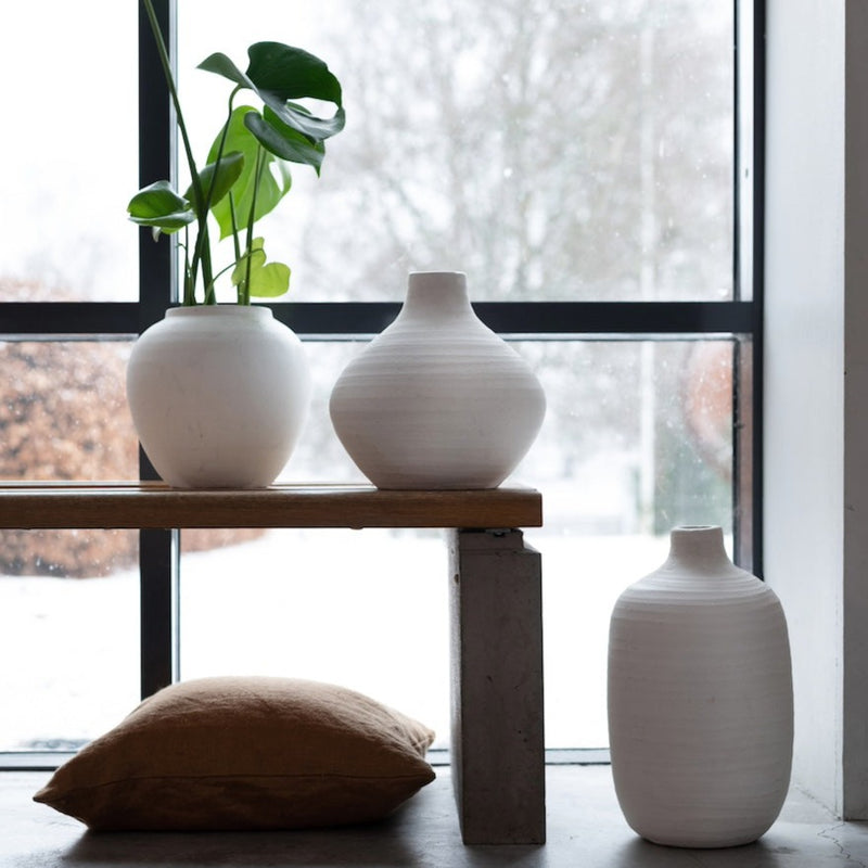 Alba Vase Matt White