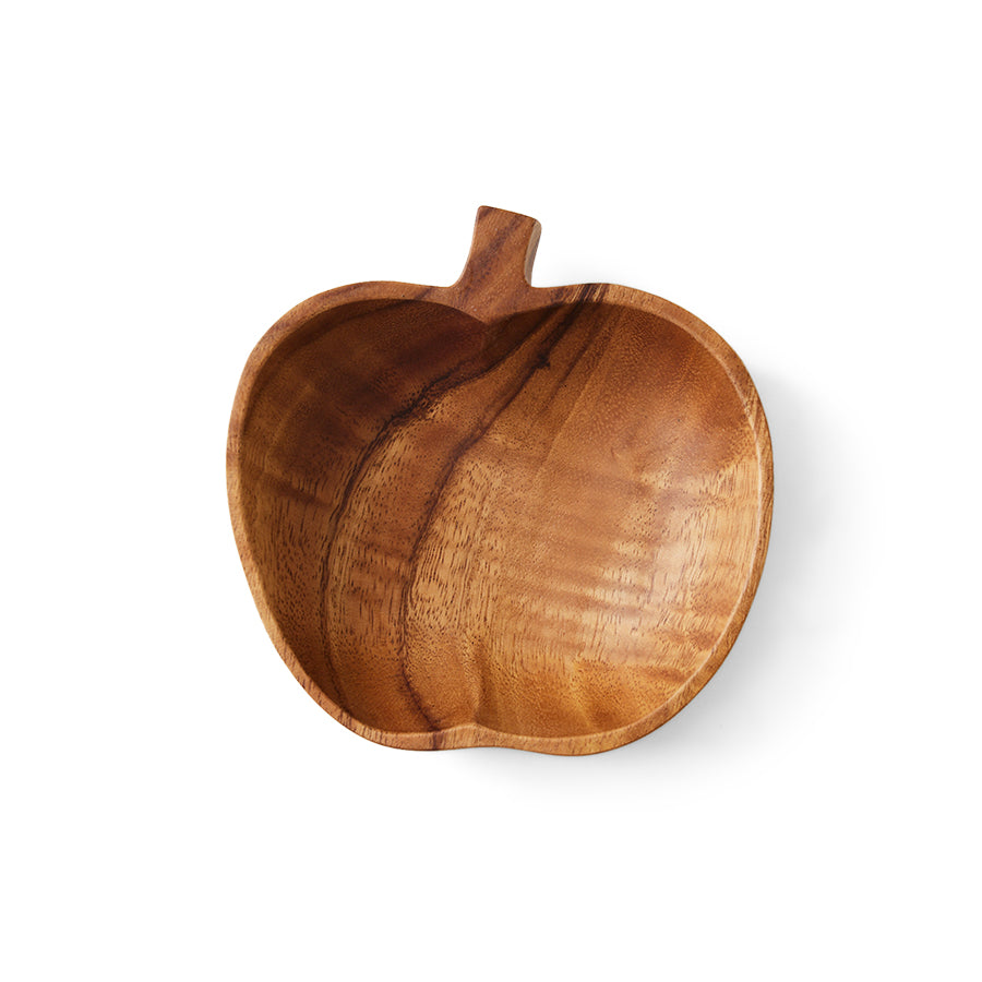 Acacia Bowl, Apple Shaped, hkliving