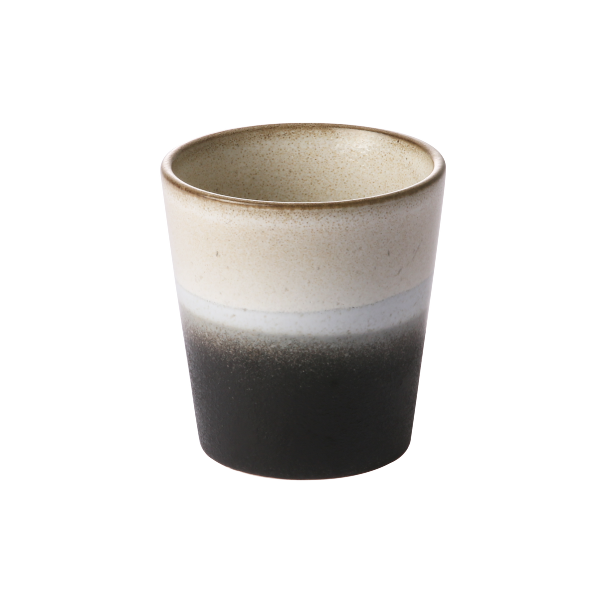 HKLIVING 70s ceramics Rock colourway coffee mug with no handle