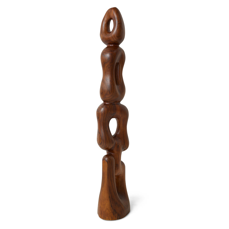 Vertigo Teak Wood Art Sculpture, 2m tall, hkliving