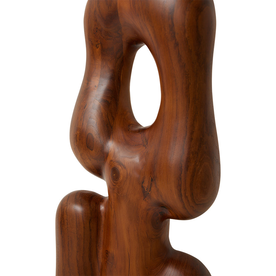 Vertigo Teak Wood Art Sculpture, 2m tall, hkliving