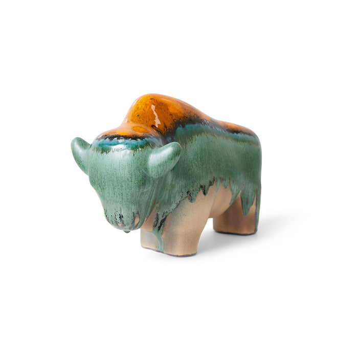 Ceramic Bull by hkliving and Otto Keramik in Oasis Style