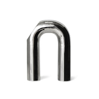cut-out image of HKLIVING stainless steel arch sculpture with reflective finish

