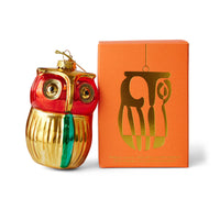 Handmade Christmas Ornament Bauble, Axel The Owl by hkliving