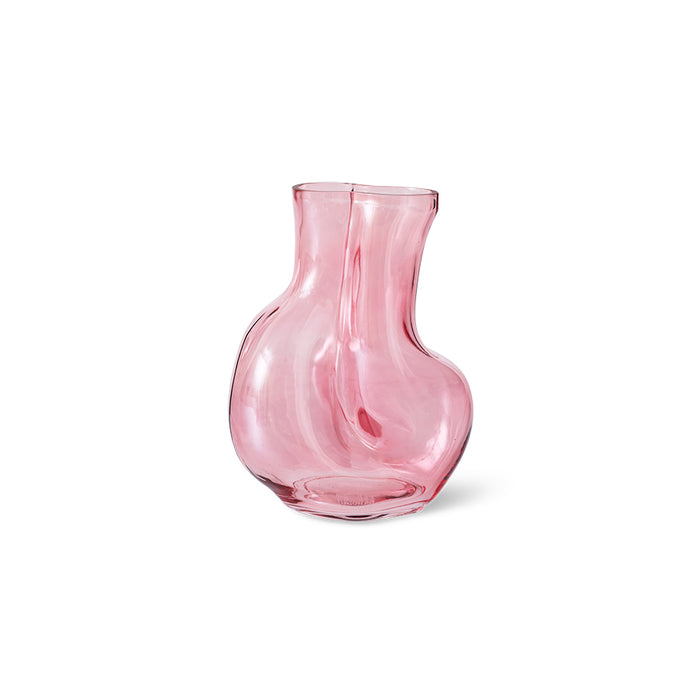 Gleam Glass Vase – Rose – Elegant Pink Glass Vase by hkliving