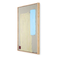 Abstract Painting Pistachio/Blue (60x80cm)