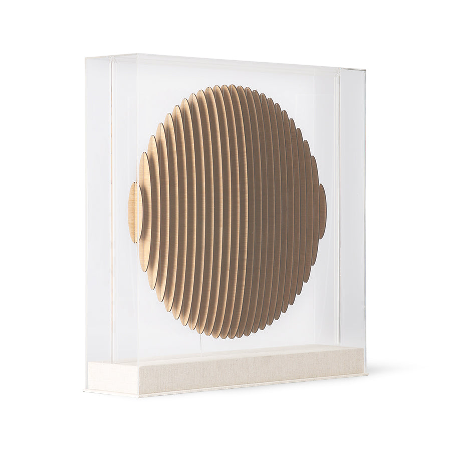 Wooden Circle Art Frame