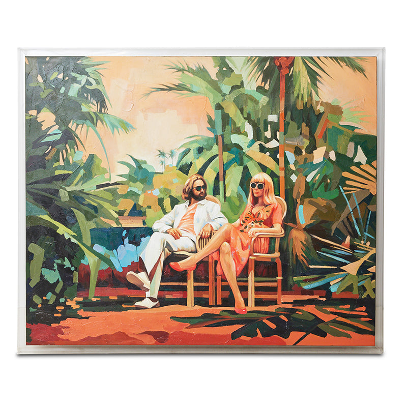 Framed Artwork The Conversation (154X127cm) hkliving