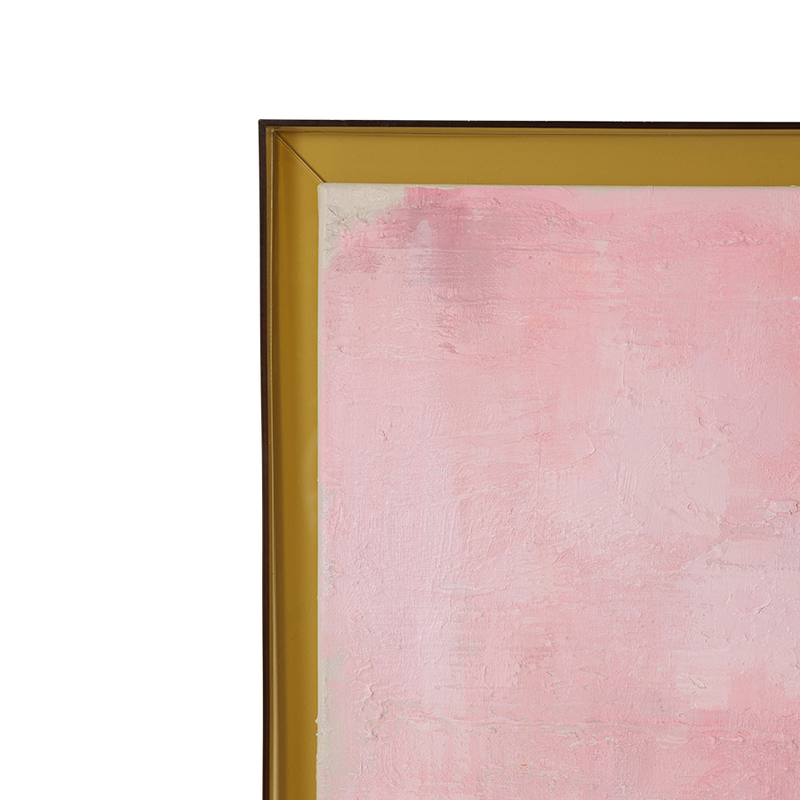 Framed Artwork – "Thousand Layers" by hkliving (127x167cm) – Textured Minimalist Canvas in Pink