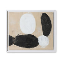 Parallel framed artwork by HKLIVING, full view of the abstract artwork