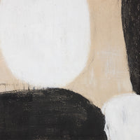 Parallel framed artwork by HKLIVING shown at an angle, showing the white frame
