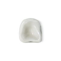 HKLIVING Dent Wall Sculpture in Overcast off white, front-facing product shot on white background