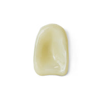 HKLIVING Glass Wall Sculpture in Cream, front-facing product shot on white background