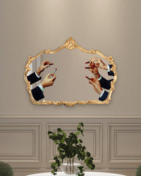 Seletti x TOILETPAPER Baroque Mirrors – Seagirl & Lipstick