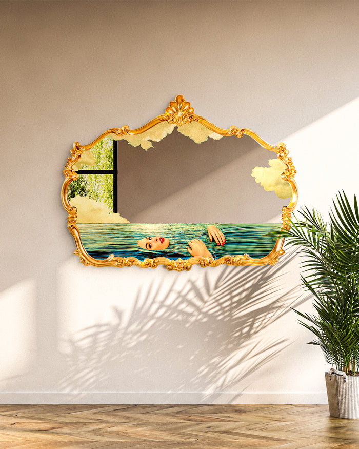 Seletti x TOILETPAPER Baroque Mirrors – Seagirl & Lipstick