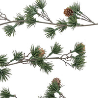 Cedar Garland in Green with Pine Cones, Over 2 Metre Artificial Christmas Garland