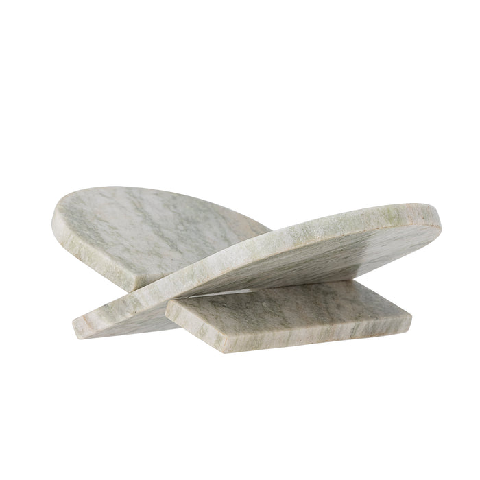 Decorative marble magazine holder for calm, design-led interiors