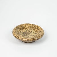 Boel brown speckled stoneware plate by Olsson & Jensen