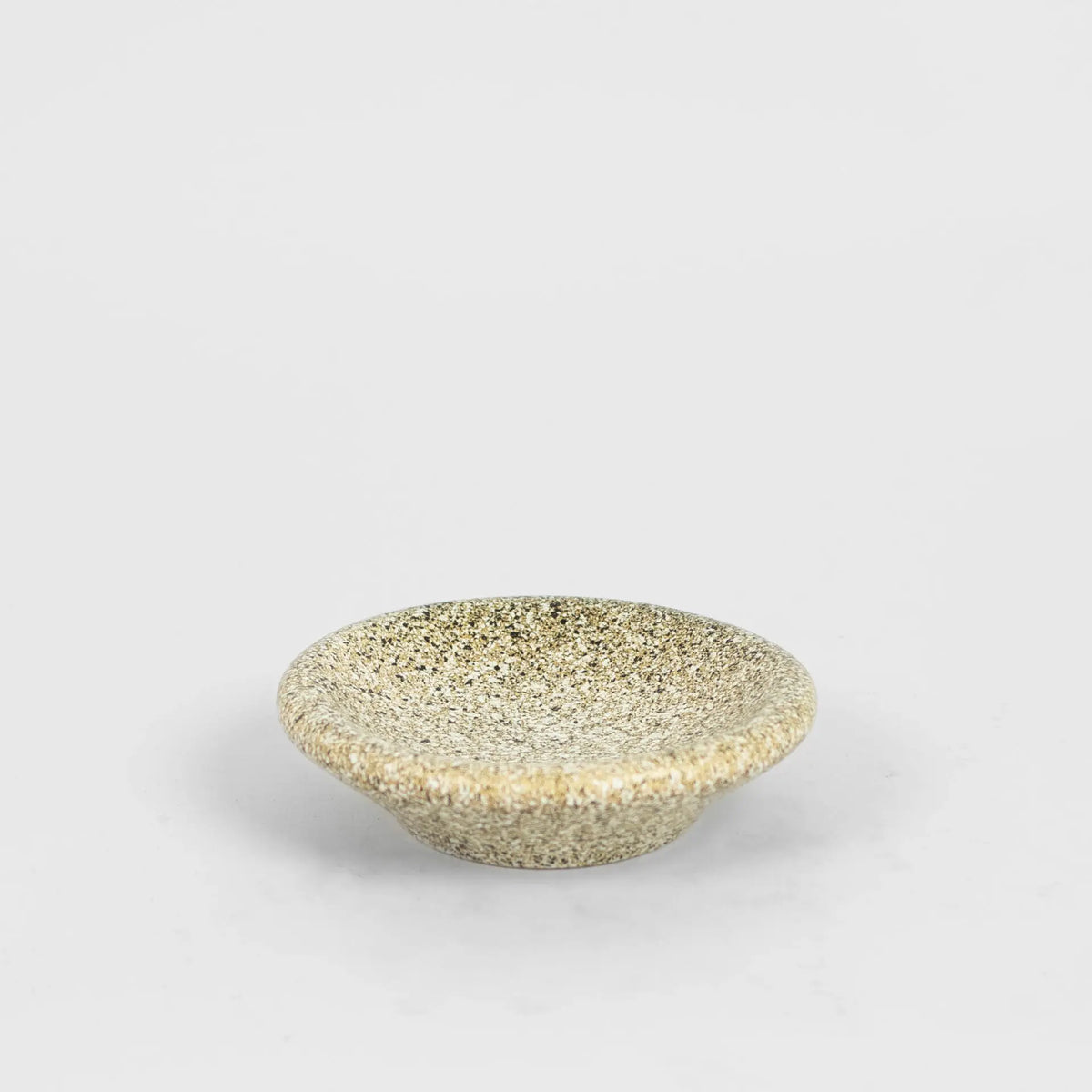 Boel granite speckled stoneware plate by Olsson & Jensen