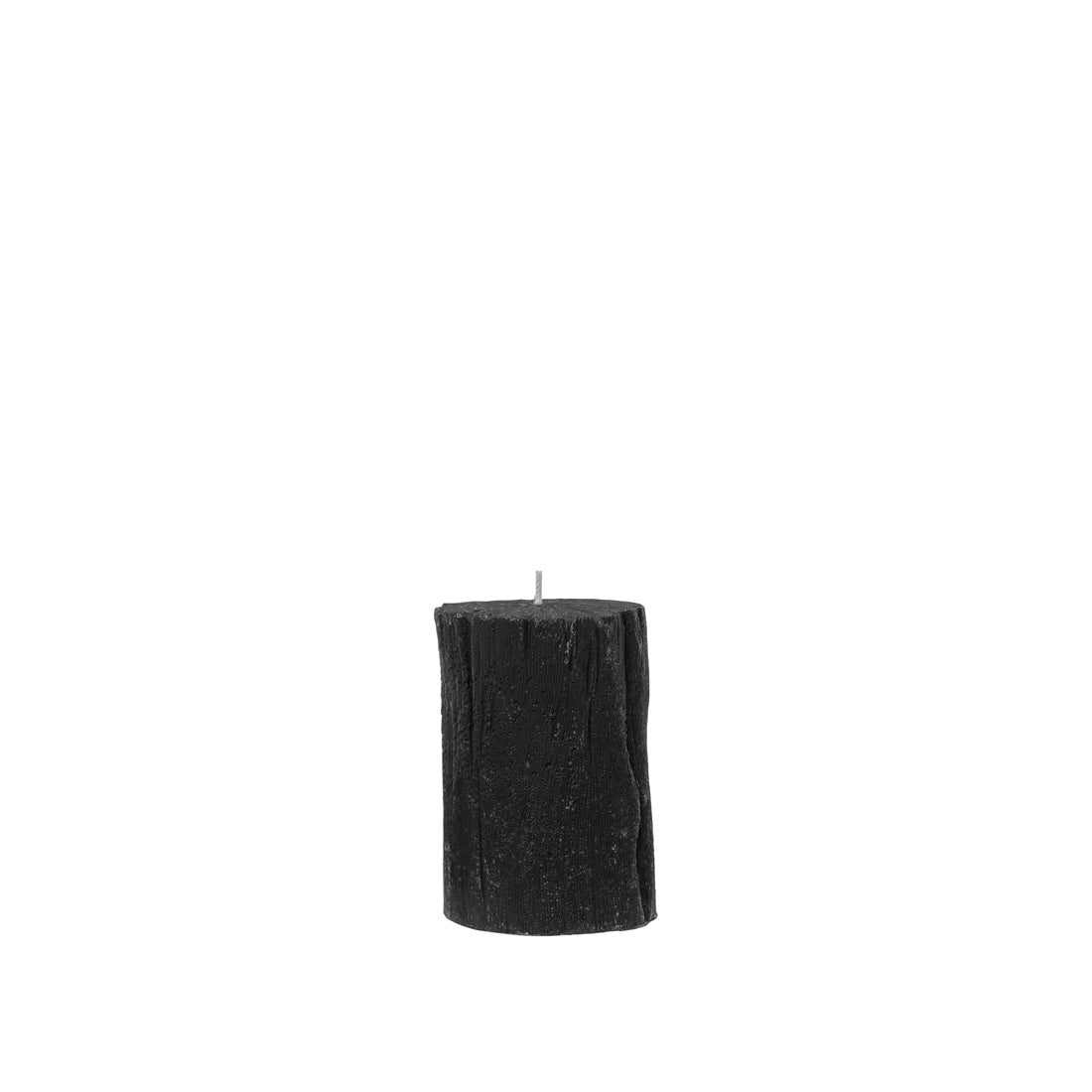 Broste Copenhagen Coal Figure Candle in Black, 10cm, on a white background