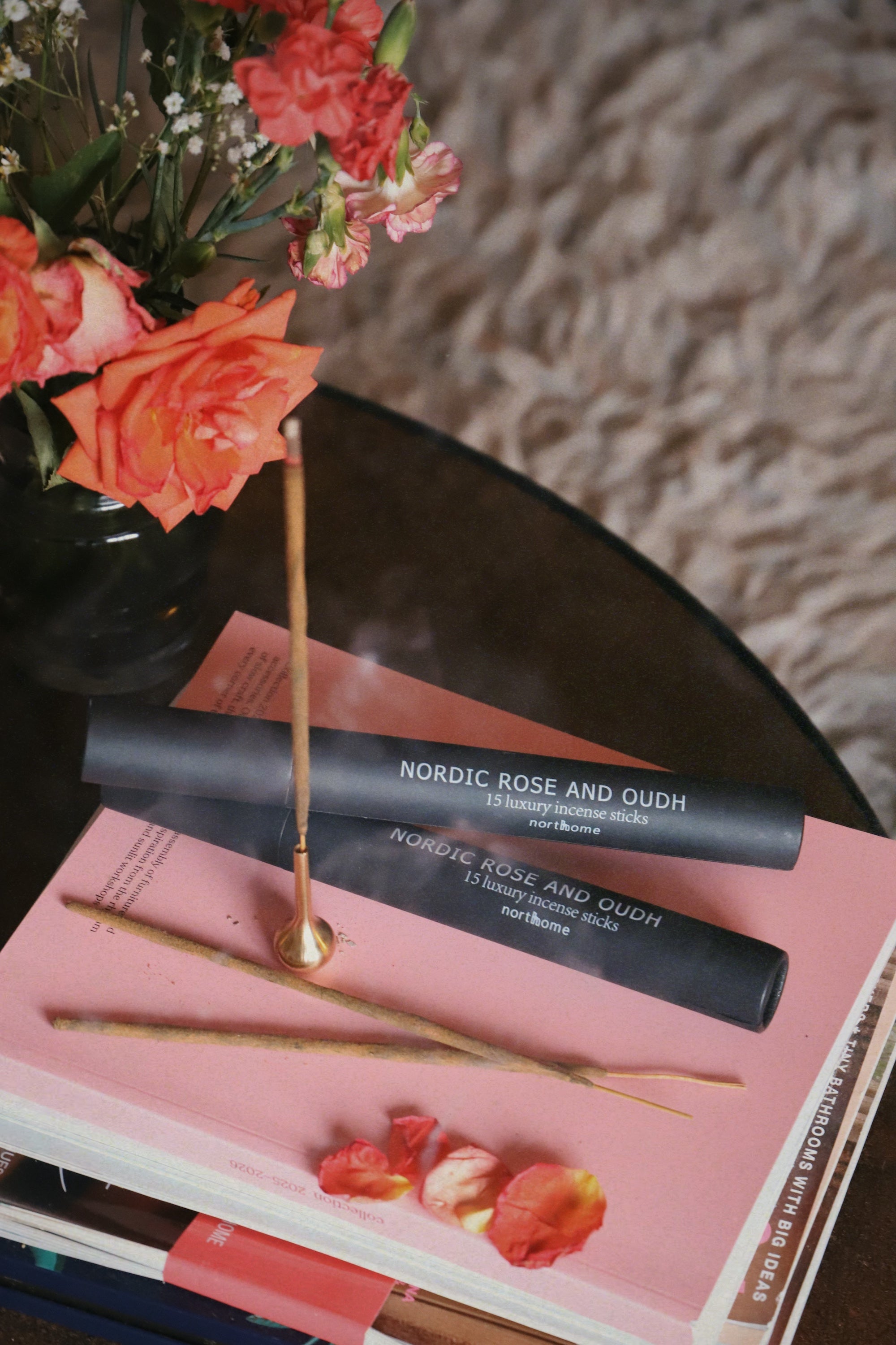 Nordic Rose & Oudh Luxury Incense Sticks – Exclusive Blend for North Home