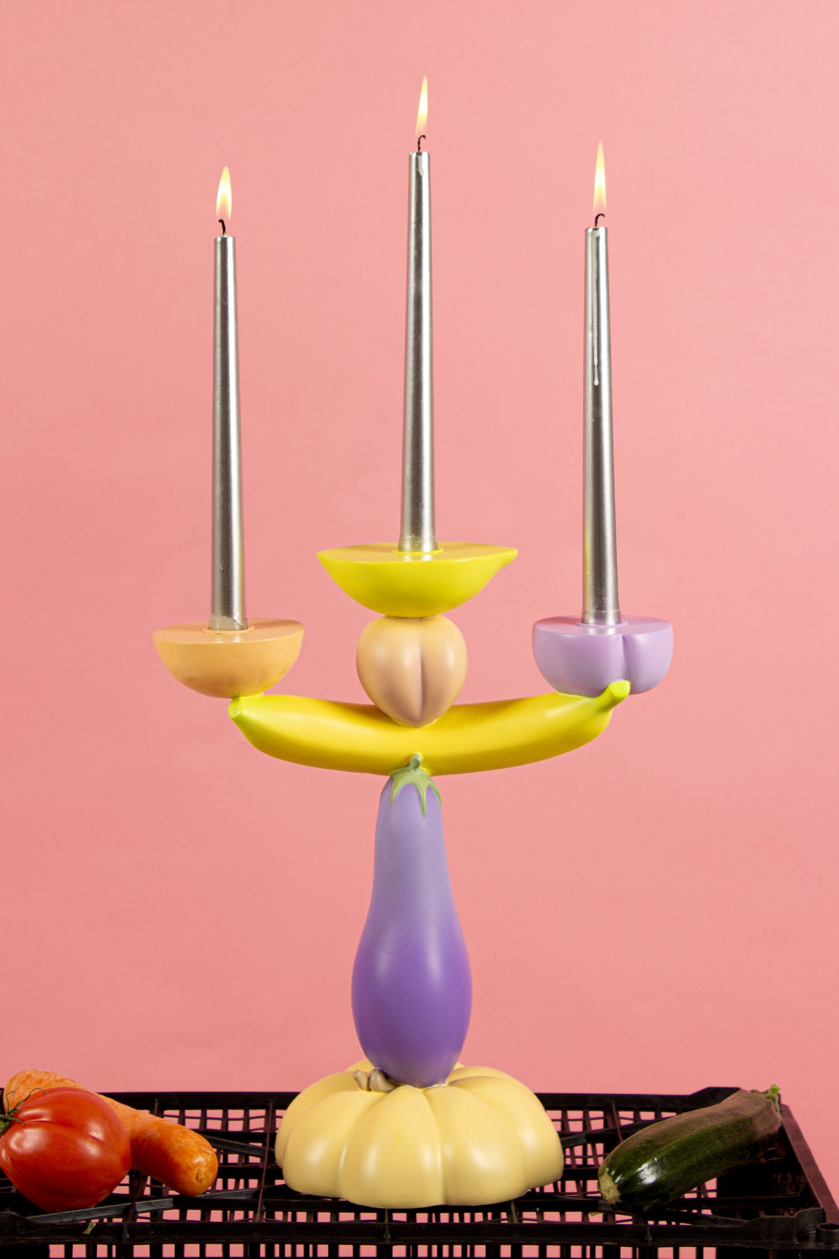 Seletti Vitamin Candle Holders – Playful Veggie-Inspired Décor