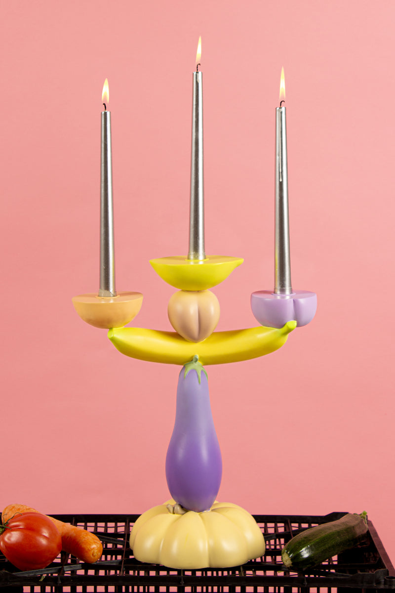 Seletti Vitamin Candle Holders – Playful Veggie-Inspired Décor