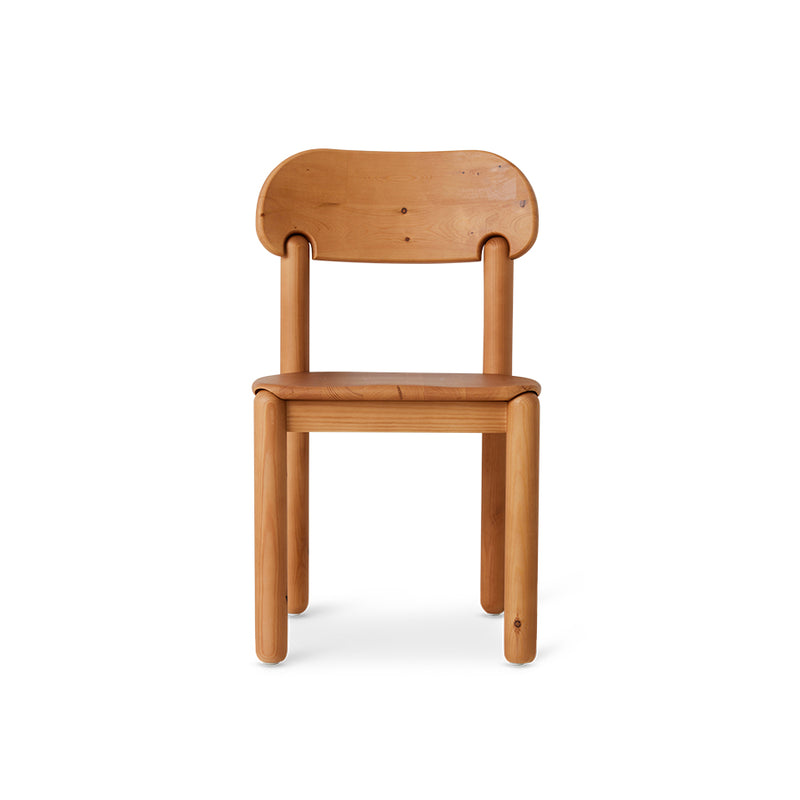 Natural Brown, Align Dining Chair in Pine Wood by hkliving