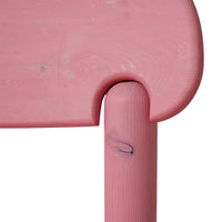 Raspberry Bright Pink, Align Dining Chair in Pine Wood by hkliving