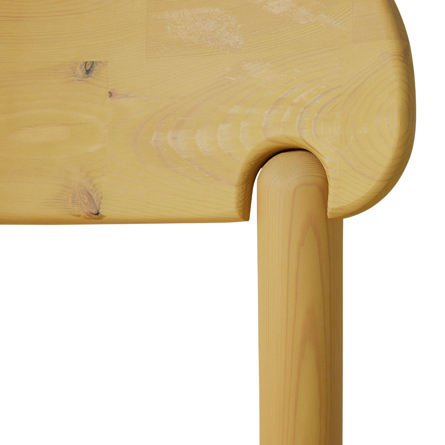 Vanilla, Align Dining Chair in Pine Wood by hkliving