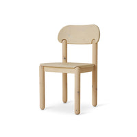 Cream White, Align Dining Chair in Pine Wood by hkliving