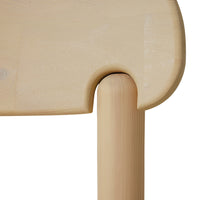 Cream White, Align Dining Chair in Pine Wood by hkliving