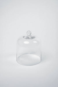 Clear glass bell jar dome for scented candles by Olsson & Jensen