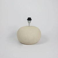 Colmar beige round stone lamp base by Olsson & Jensen without a shade