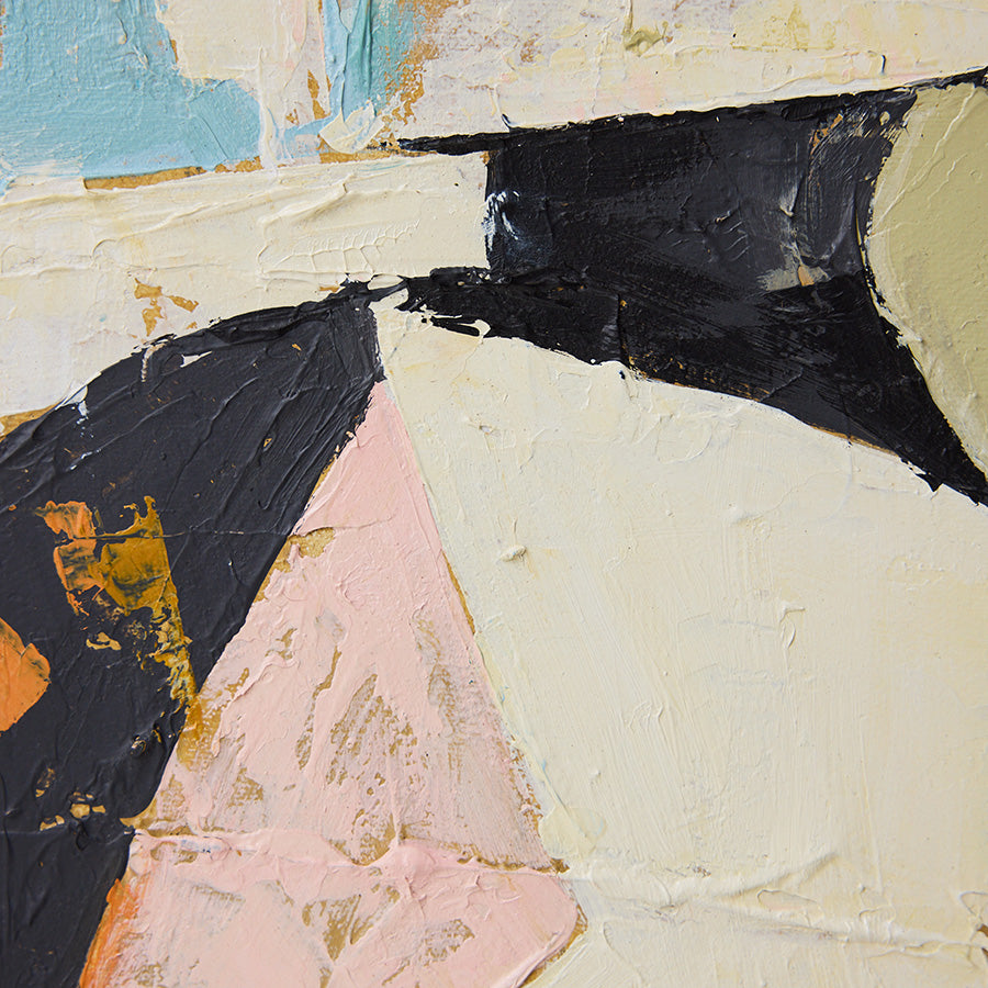 Rich brushstroke texture and layered pastel tones from ‘Colour Compliment’.
