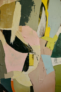 Textured brush strokes and layered pastel tones from HKLIVING ‘Colour Cult’ canvas.
