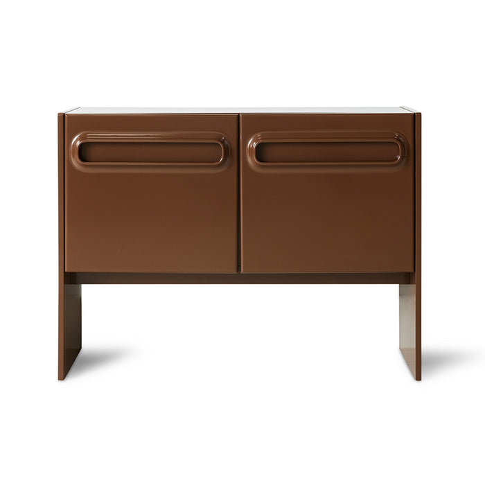 Compact chocolate brown dresser from the Space Cabinet collection by hkliving, perfect for small spaces.