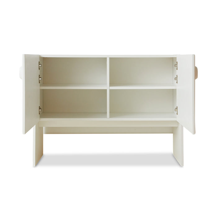 Compact white dresser from the Space Cabinet collection by hkliving, perfect for small spaces.