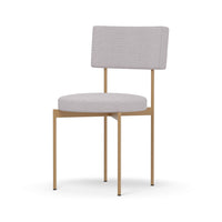 hkliving Dining Chair – Dining Armchair - Customisable Metal Frame & Upholstery Options