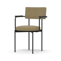 hkliving Dining Chair – Dining Armchair - Customisable Metal Frame & Upholstery Options