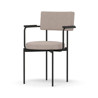 hkliving Dining Chair – Dining Armchair - Customisable Metal Frame & Upholstery Options