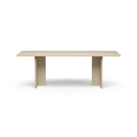 HKLiving Customisable Rectangular Dining Table - Multiple Colours & Sizes (220cm or 280cm)