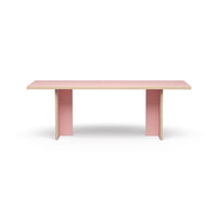 HKLiving Customisable Rectangular Dining Table – Multiple Colours & Sizes (220cm or 280cm)