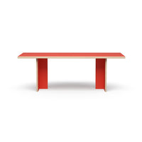 HKLiving Customisable Rectangular Dining Table – Multiple Colours & Sizes (220cm or 280cm)